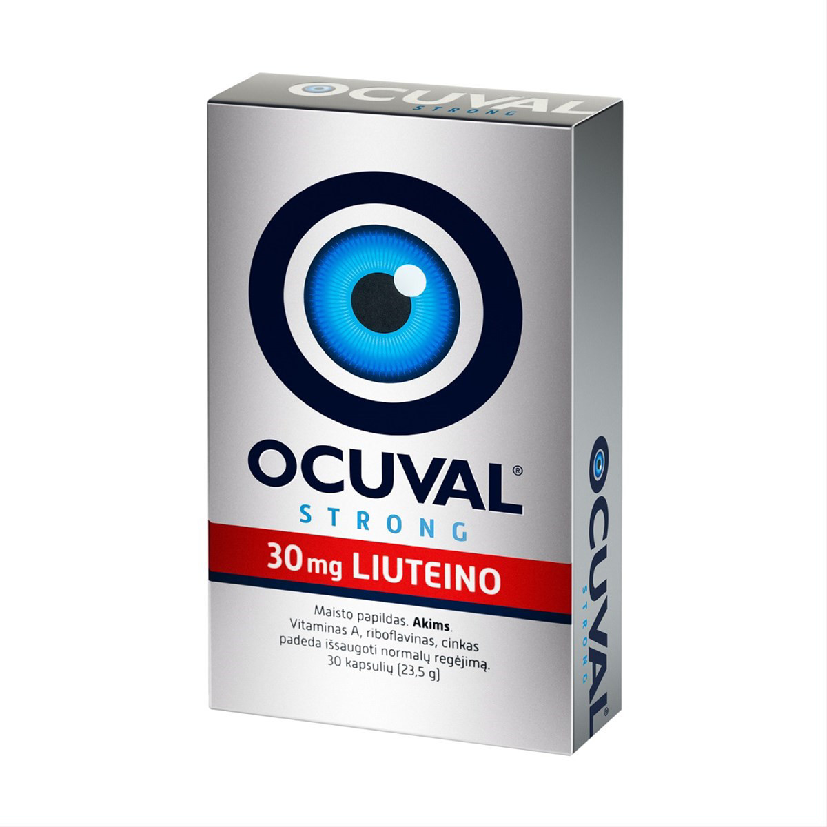 OCUVAL STRONG, 30 minkštųjų kapsulių