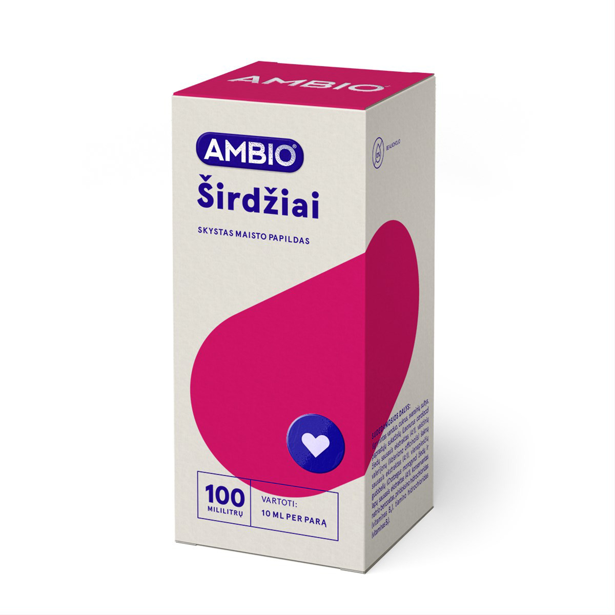 AMBIO ŠIRDŽIAI, mikstūra, 100ml