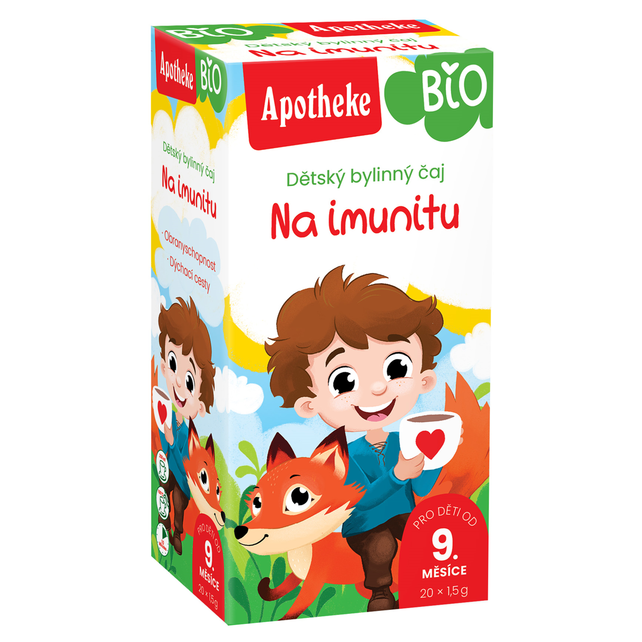 APOTHEKE BIO „Stipruolio“ žolelių arbata vaikams nuo 9 mėnesių, 1,5g N20