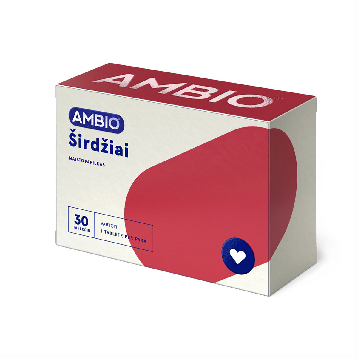 AMBIO ŠIRDŽIAI, 30 tablečių