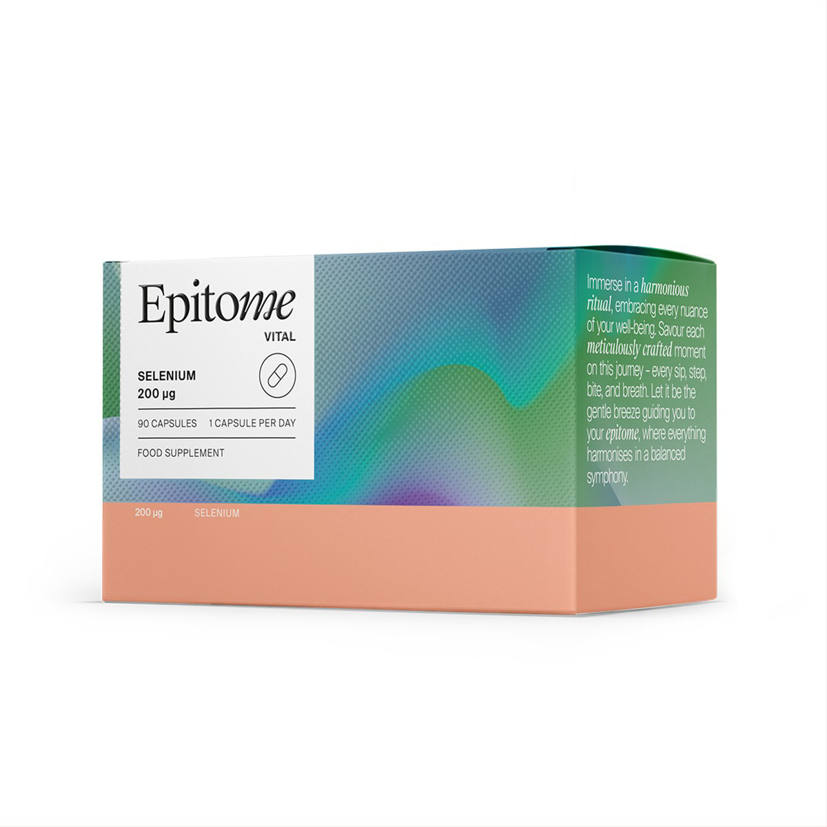 EPITOME VITAL SELENIUM 200 mcg, 90 kapsulių