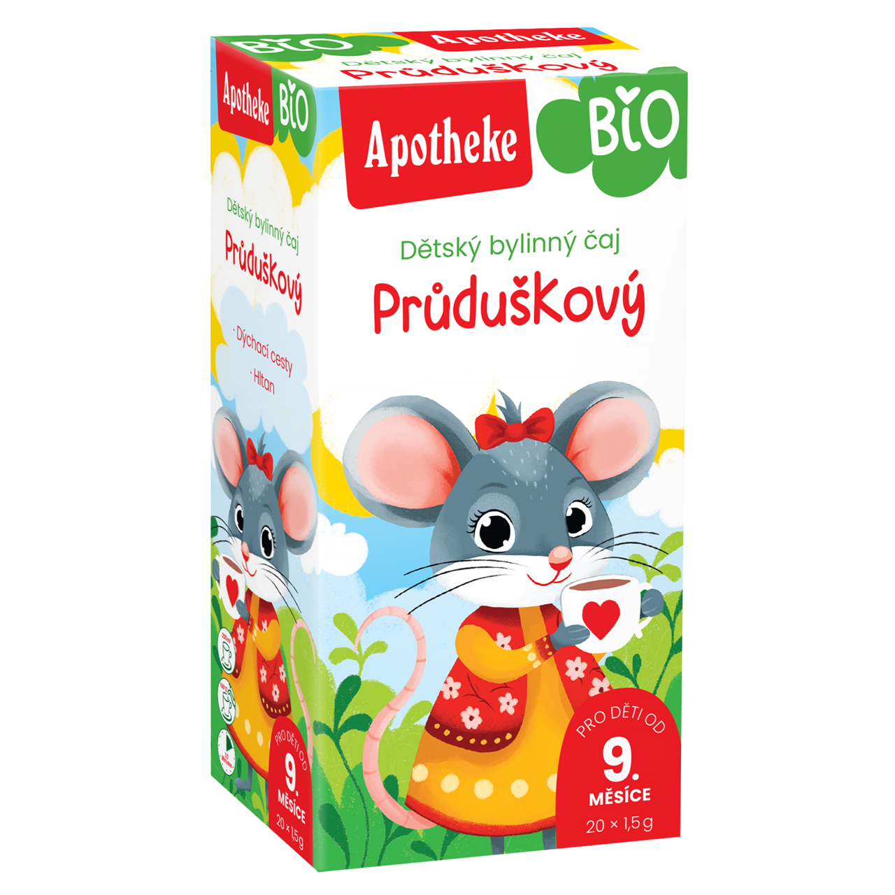APOTHEKE BIO „Bronchata“ žolelių arbata vaikams nuo 9 mėnesių, 1,5g N20