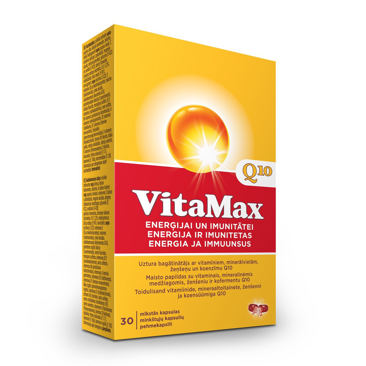 VITAMAX Q10, 30 kapsulių