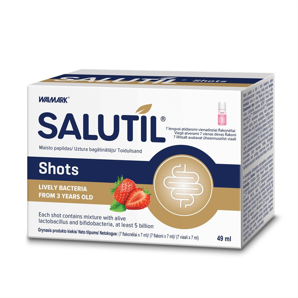 SALUTIL SHOTS, 7 buteliukai