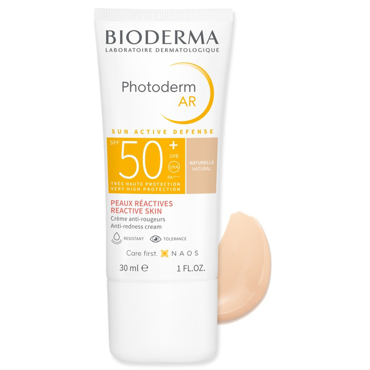 BIODERMA PHOTODERM AR, apsauginis kremas nuo saulės į raudonį linkusiai odai, su išsiplėtusiais kapiliarais, SPF50+, 30 ml