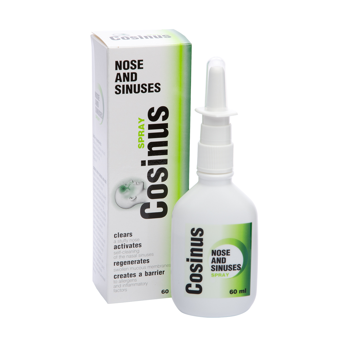 COSINUS SINUSES AND NOSE, purškalas, 60 ml