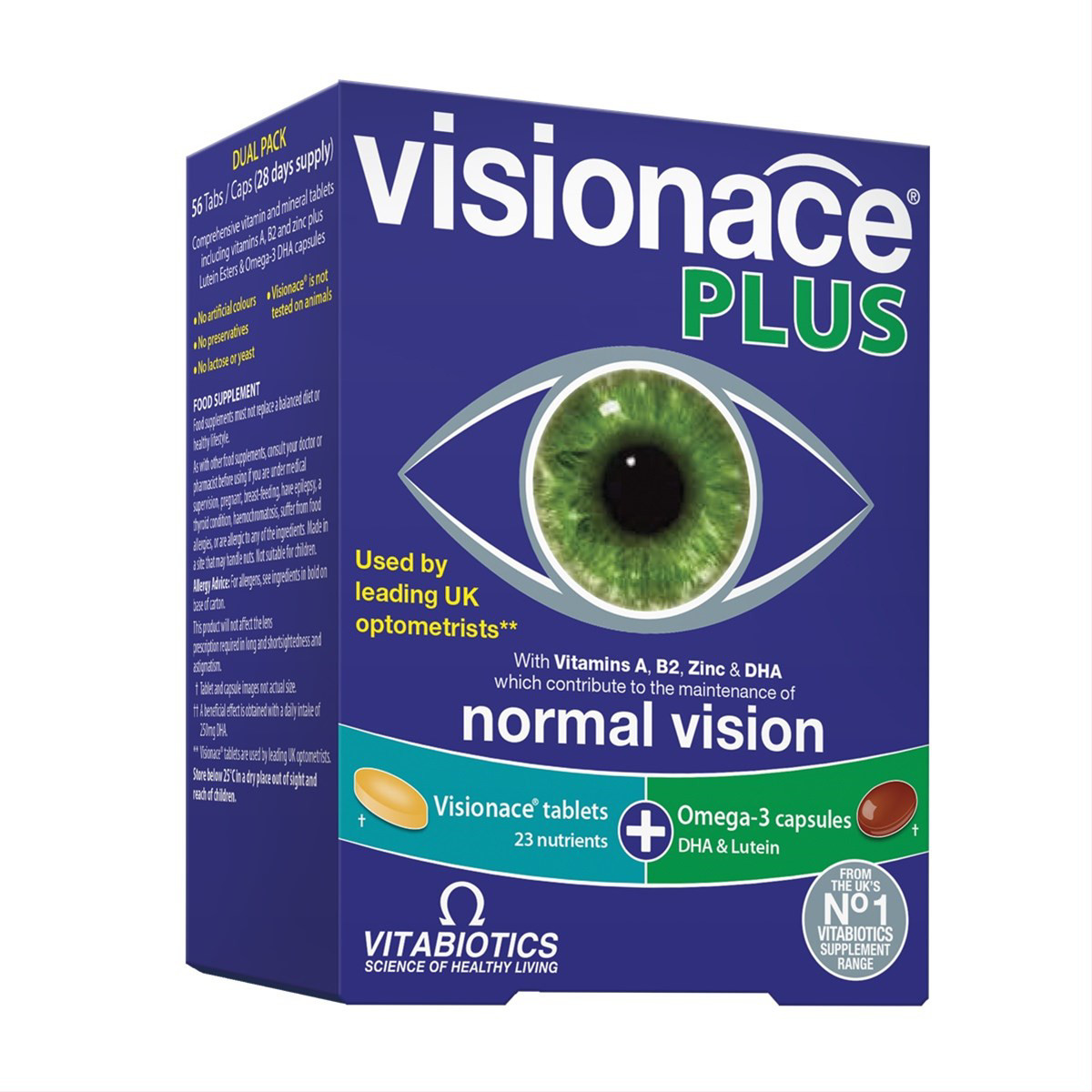 VISIONACE PLUS, 28 tabletės, 28 kapsulės
