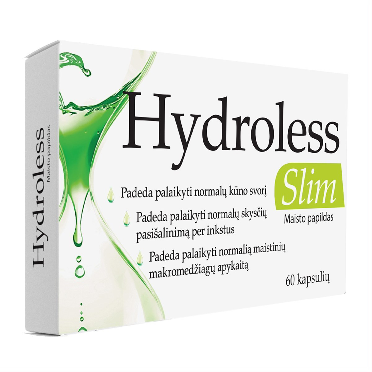 HYDROLESS SLIM, 60 kapsulių