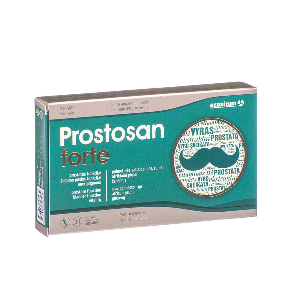 PROSTOSAN FORTE, 30 kapsulių