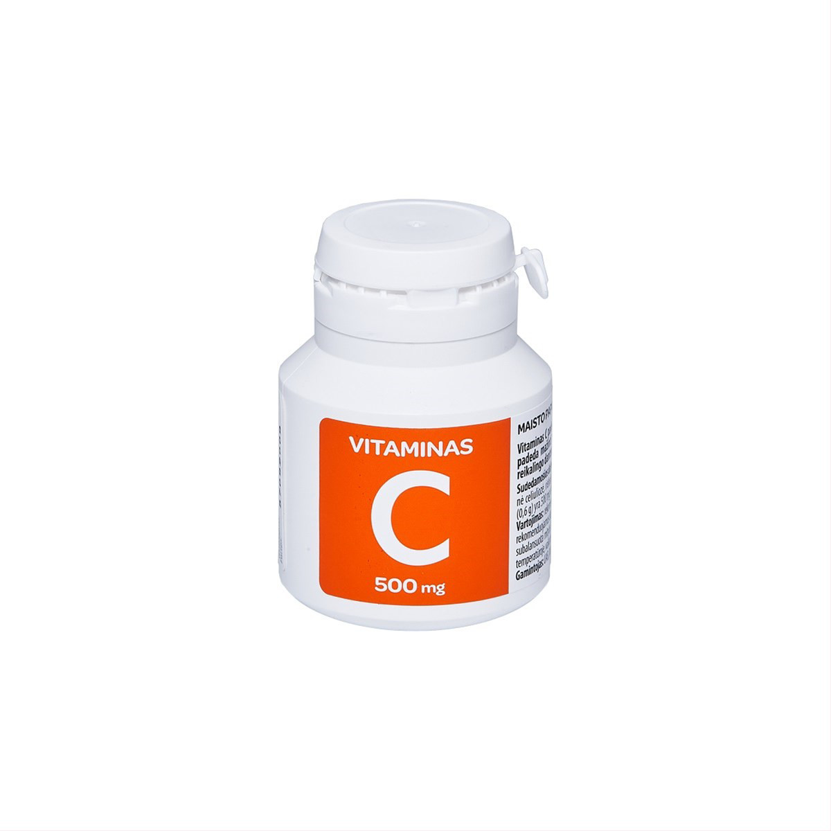 VITAMINAS C, 500 mg, 50 tablečių