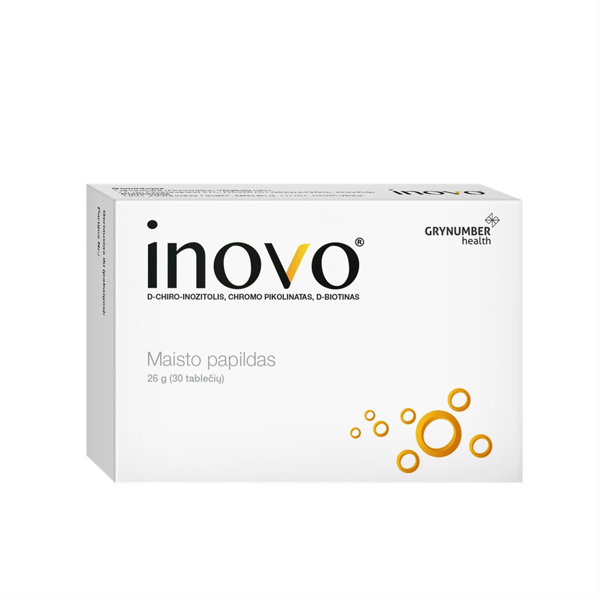INOVO, mikroelementų ir vitaminų kompleksas moterims, 30 tablečių
