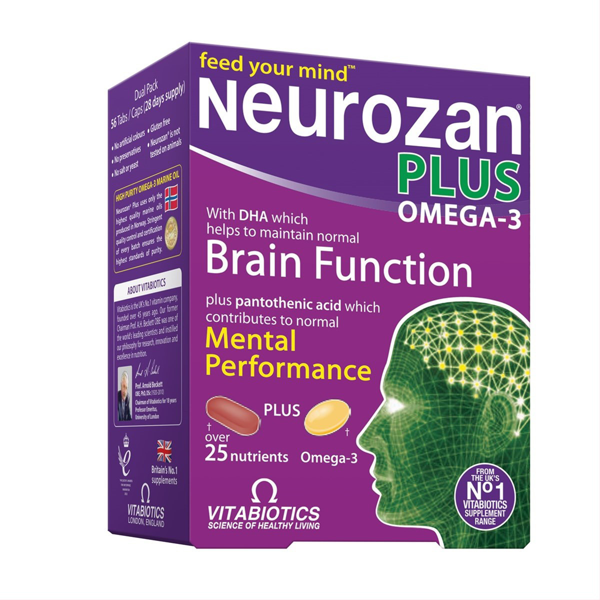 NEUROZAN PLUS, 28 kapsulės, 28 tabletės