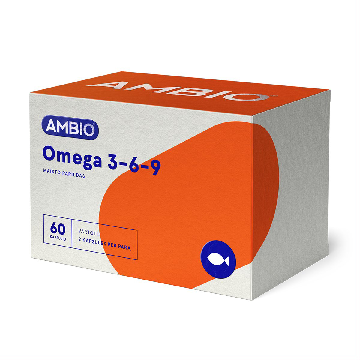 AMBIO OMEGA 3-6-9, 60 kapsulių
