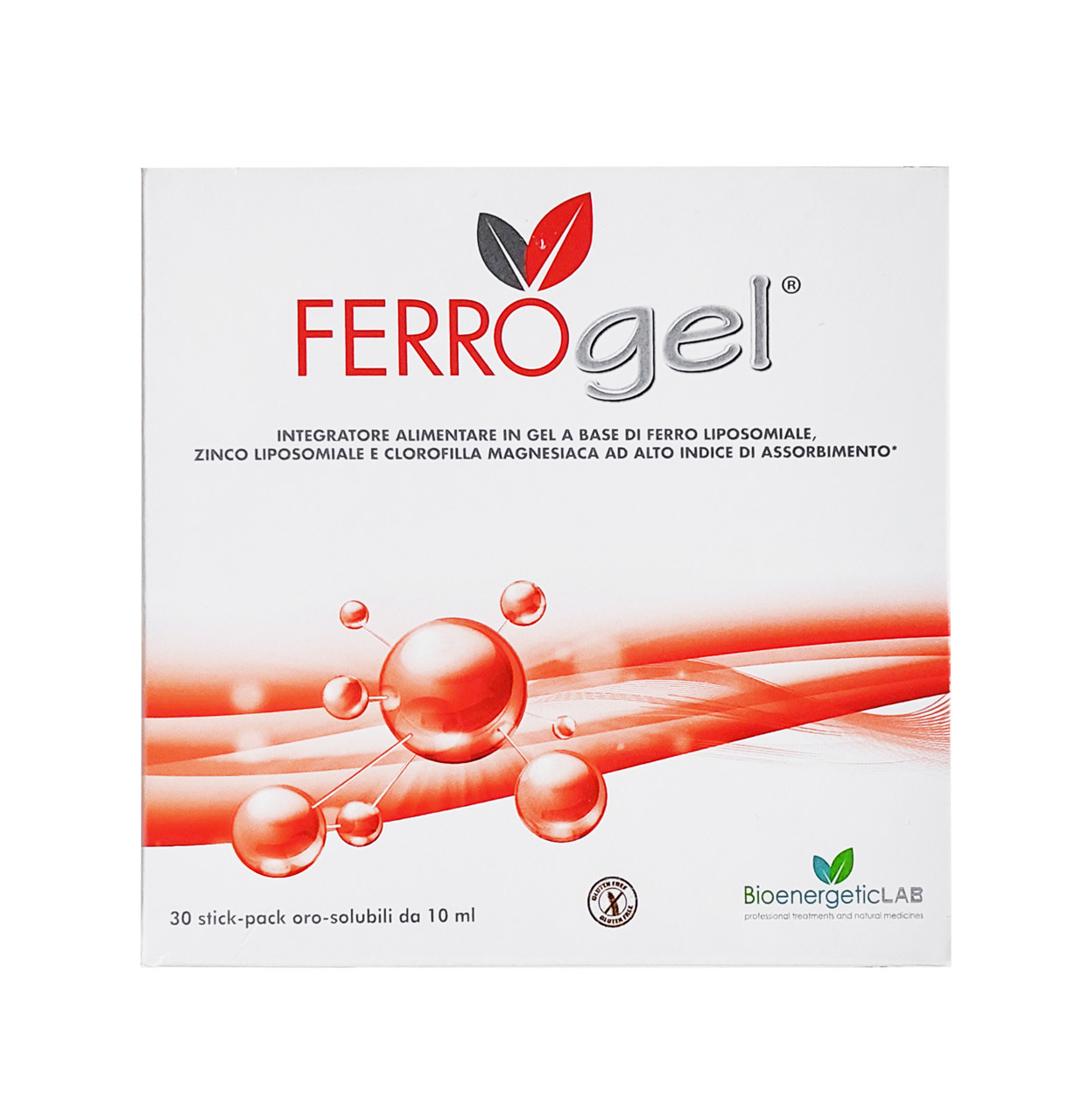 FERRO GEL liposomine geležis, 30 pak. po 10 ml
