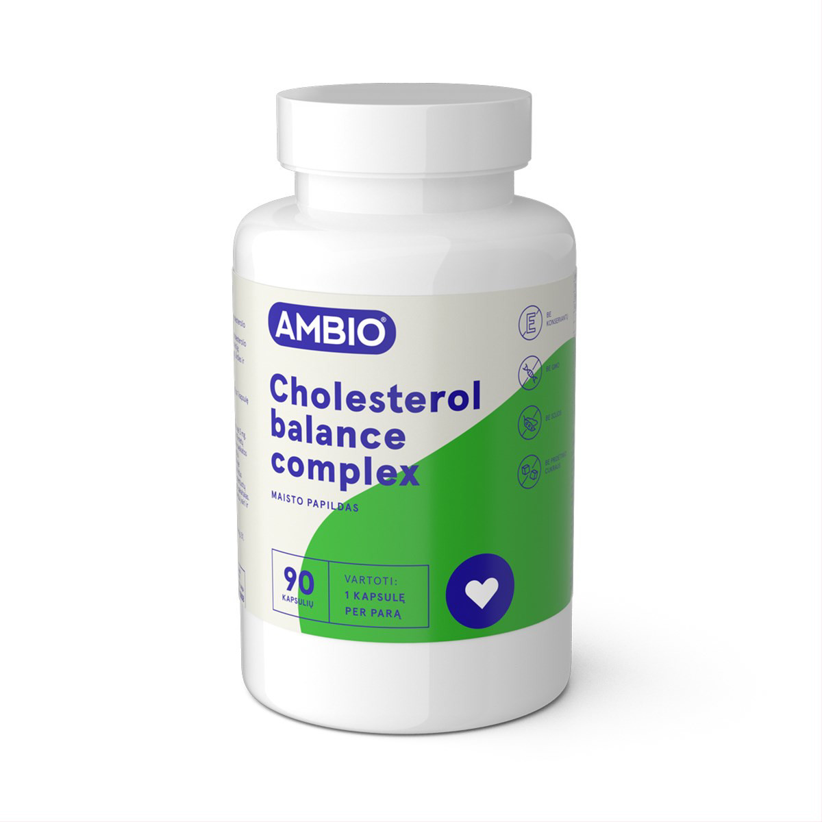 AMBIO CHOLESTEROL BALANCE COMPLEX, 90 kapsulių