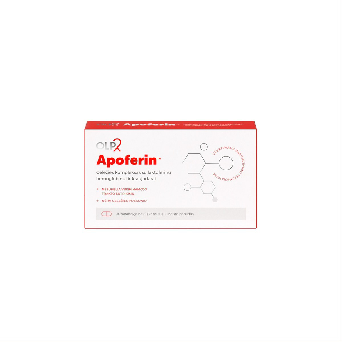 OLP APOFERIN, 30 kapsulių