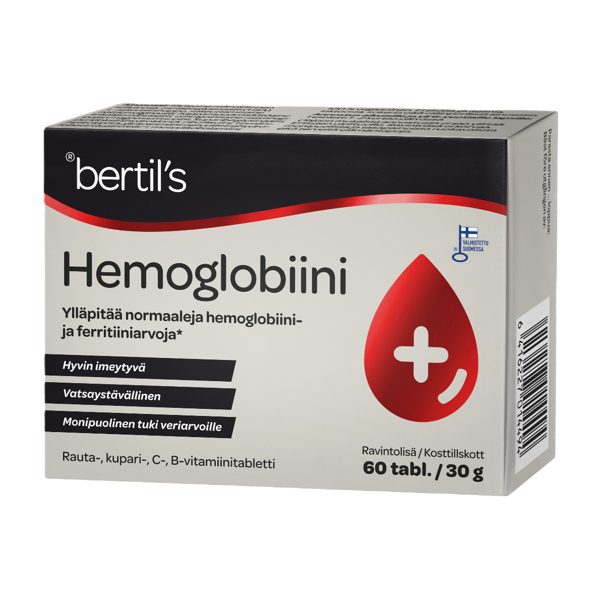 BERTIL’S HEMOGLONIINI, 60 tablečių