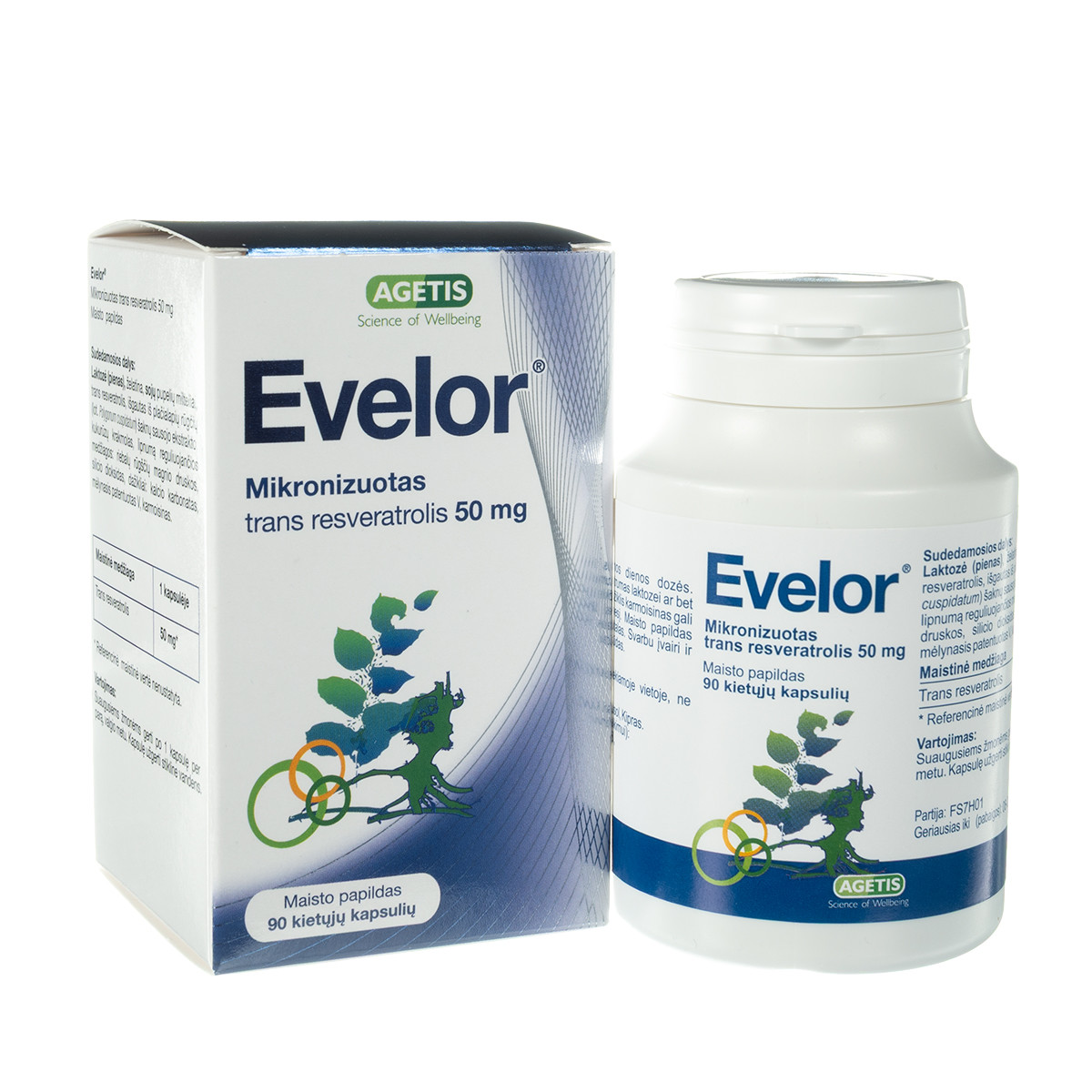 EVELOR, 50 mg, 90 kapsulių