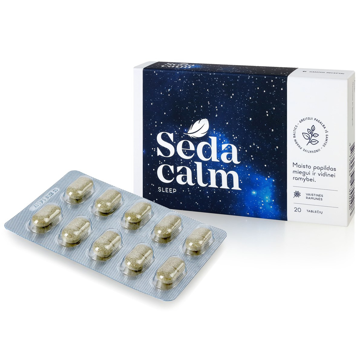 SEDACALM, 20 tablečių