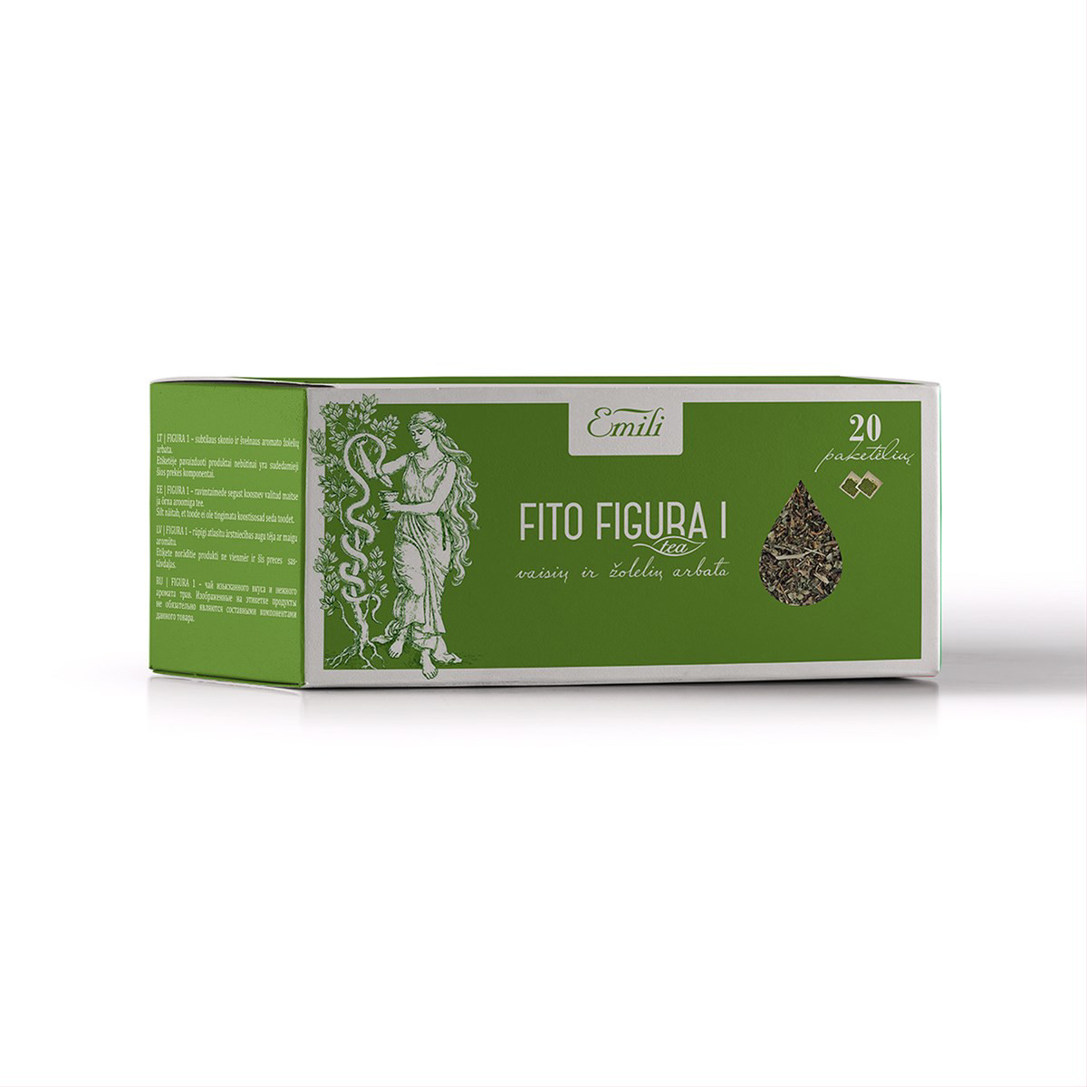 FITO FIGURA 1, žolelių arbata su senos lapais, 3 g, N20