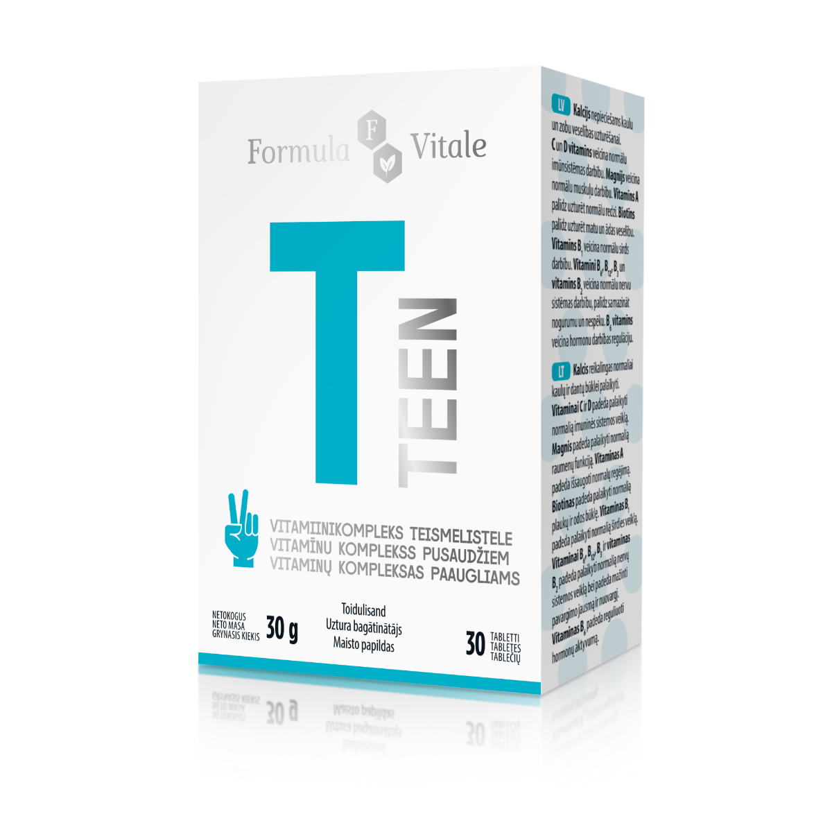 FORMULA VITALE TEEN, 30 tablečių