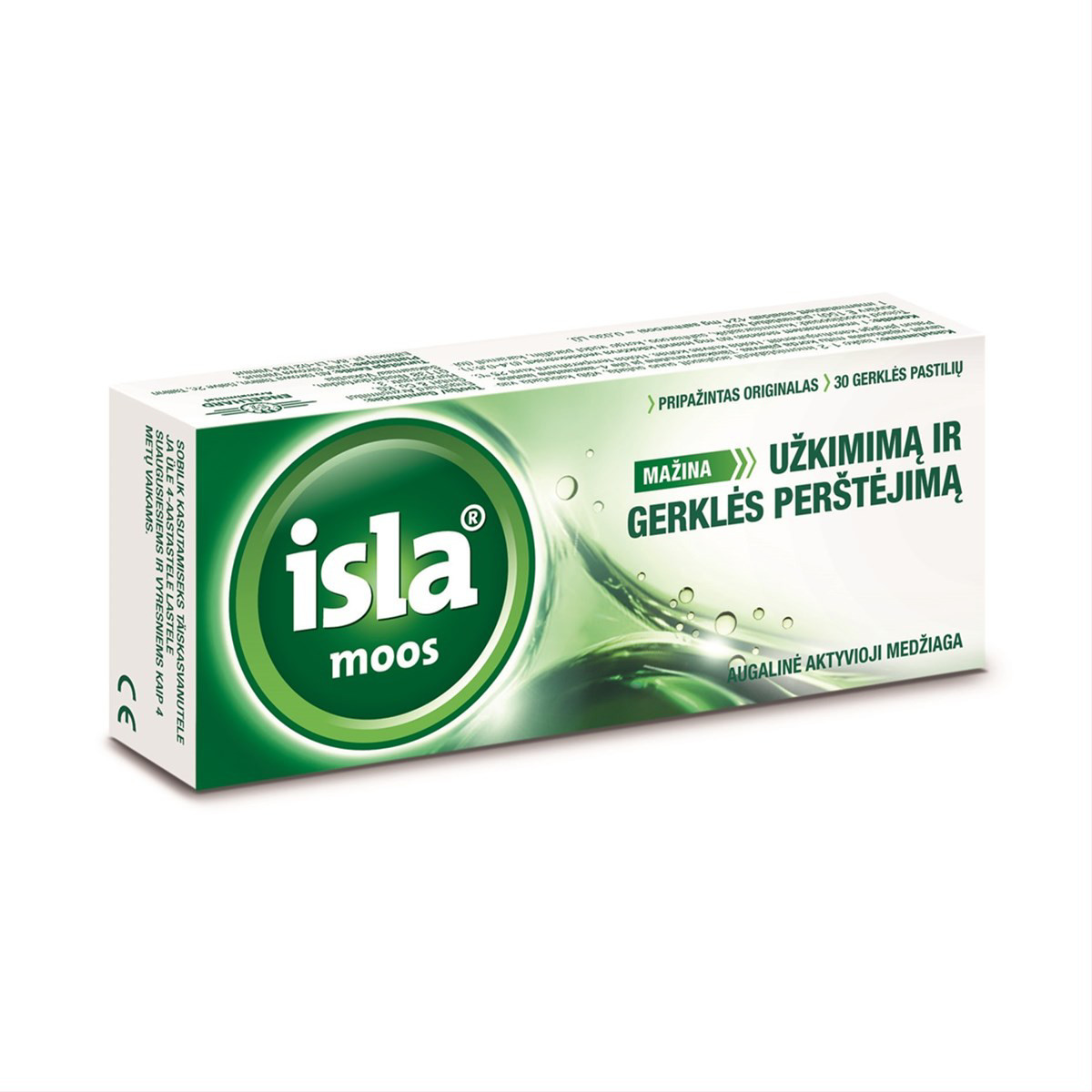 ISLA - MOOS, 30 pastilių