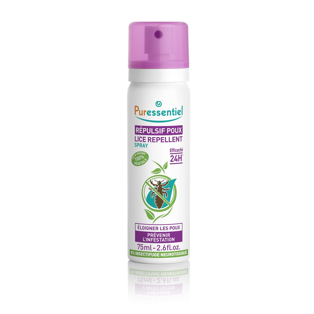 PURESSENTIEL, Purškiamasis repelentas nuo galvos utėlių, 75 ml