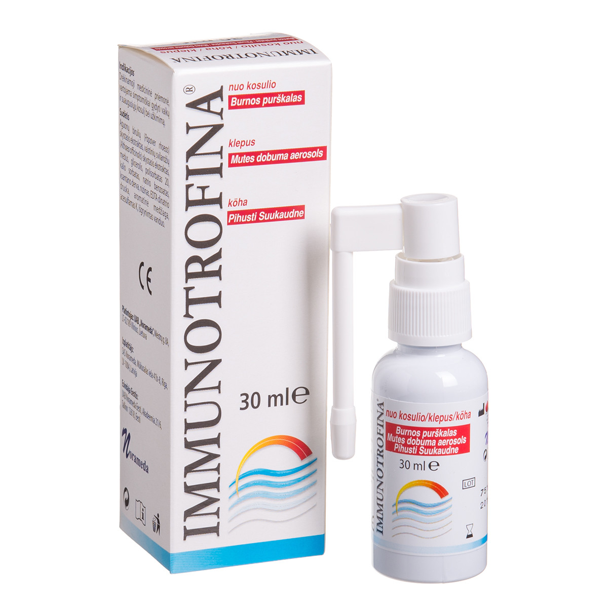 IMMUNOTROFINA, nuo kosulio purškalas, 30 ml