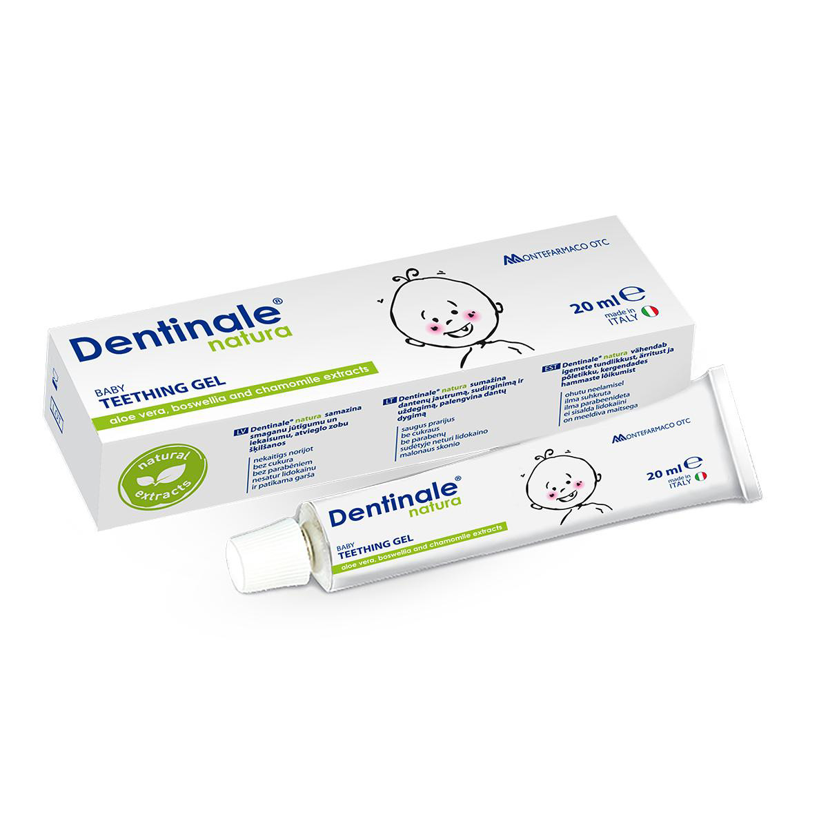 DENTINALE NATURA, dantu gelis,  20 ml.