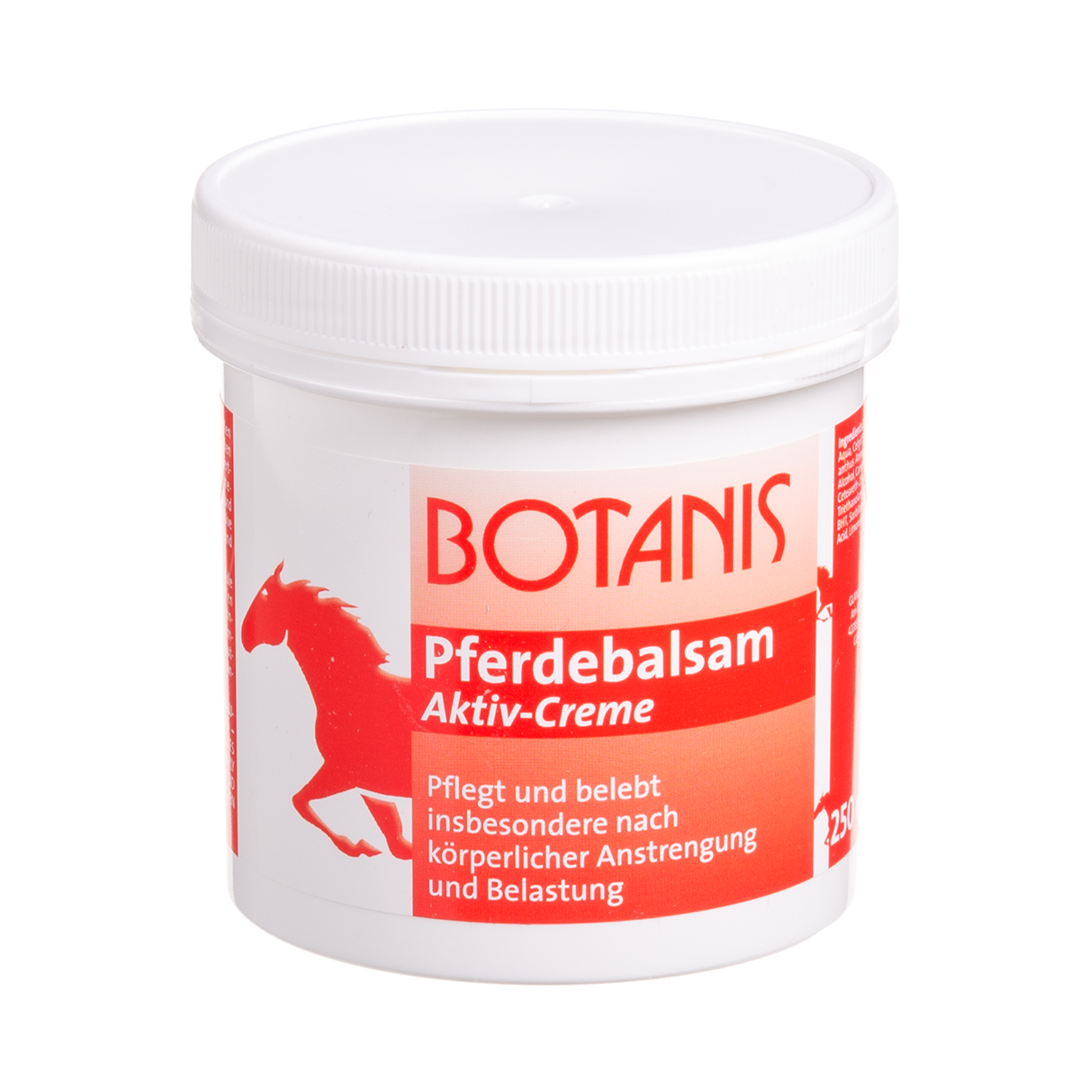 BOTANIS, šildantis arklių balzamas, kremas, 250 ml
