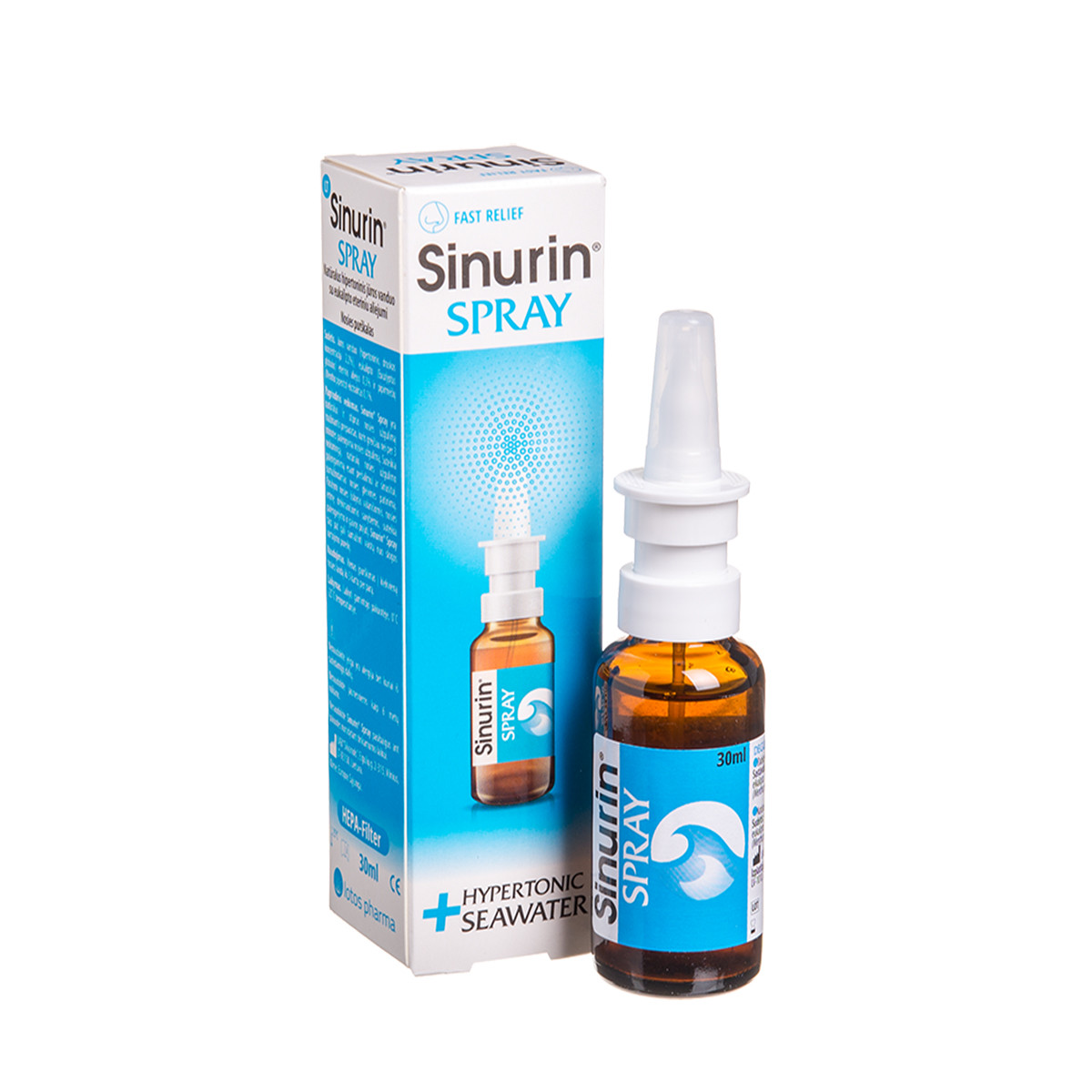 SINURIN SPRAY, nosies purškalas, 30 ml