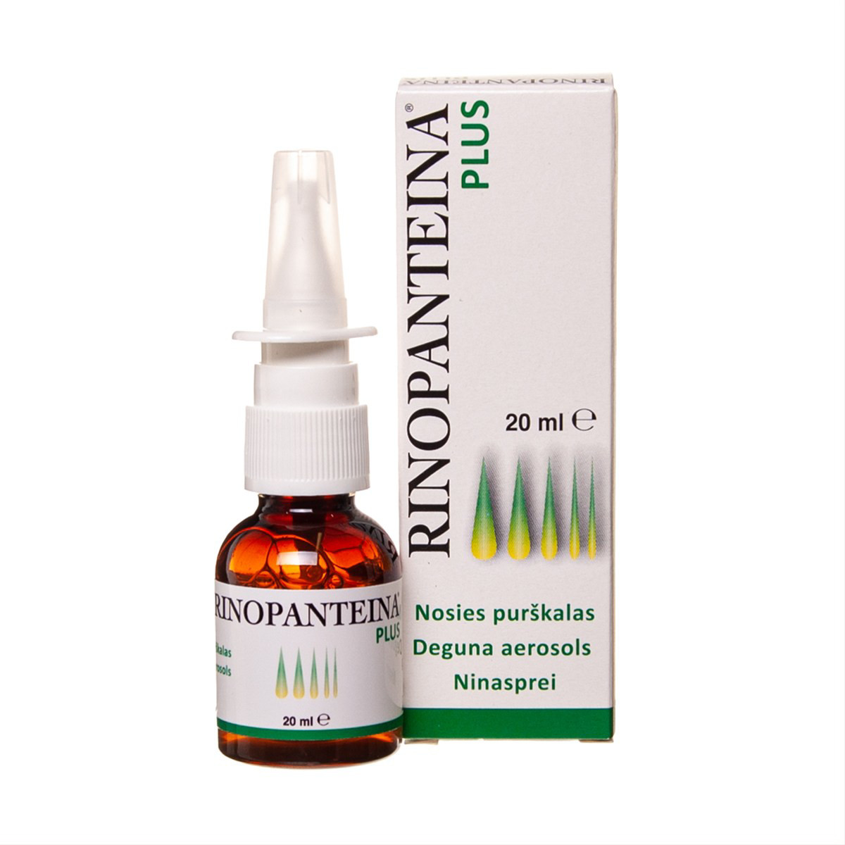 RINOPANTEINA PLUS, nosies purškalas, 20 ml