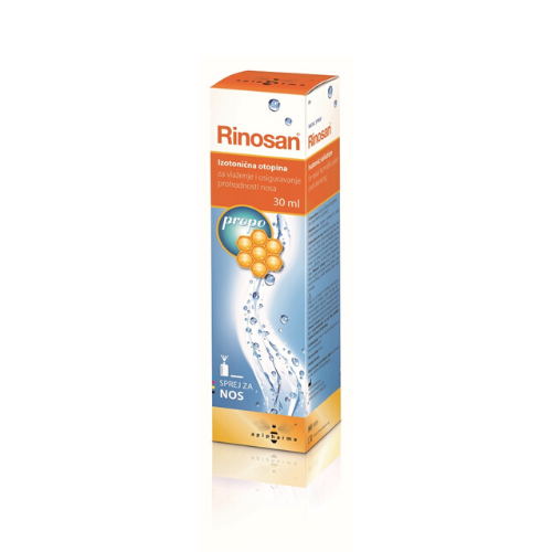 RINOSAN propo izotoninis nosies purškalas su propoliu, 30ml