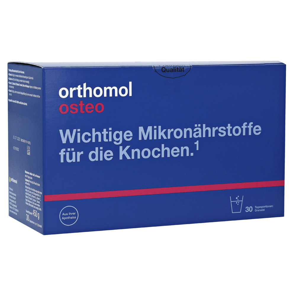 ORTHOMOL OSTEO, 30 miltelių pakelių