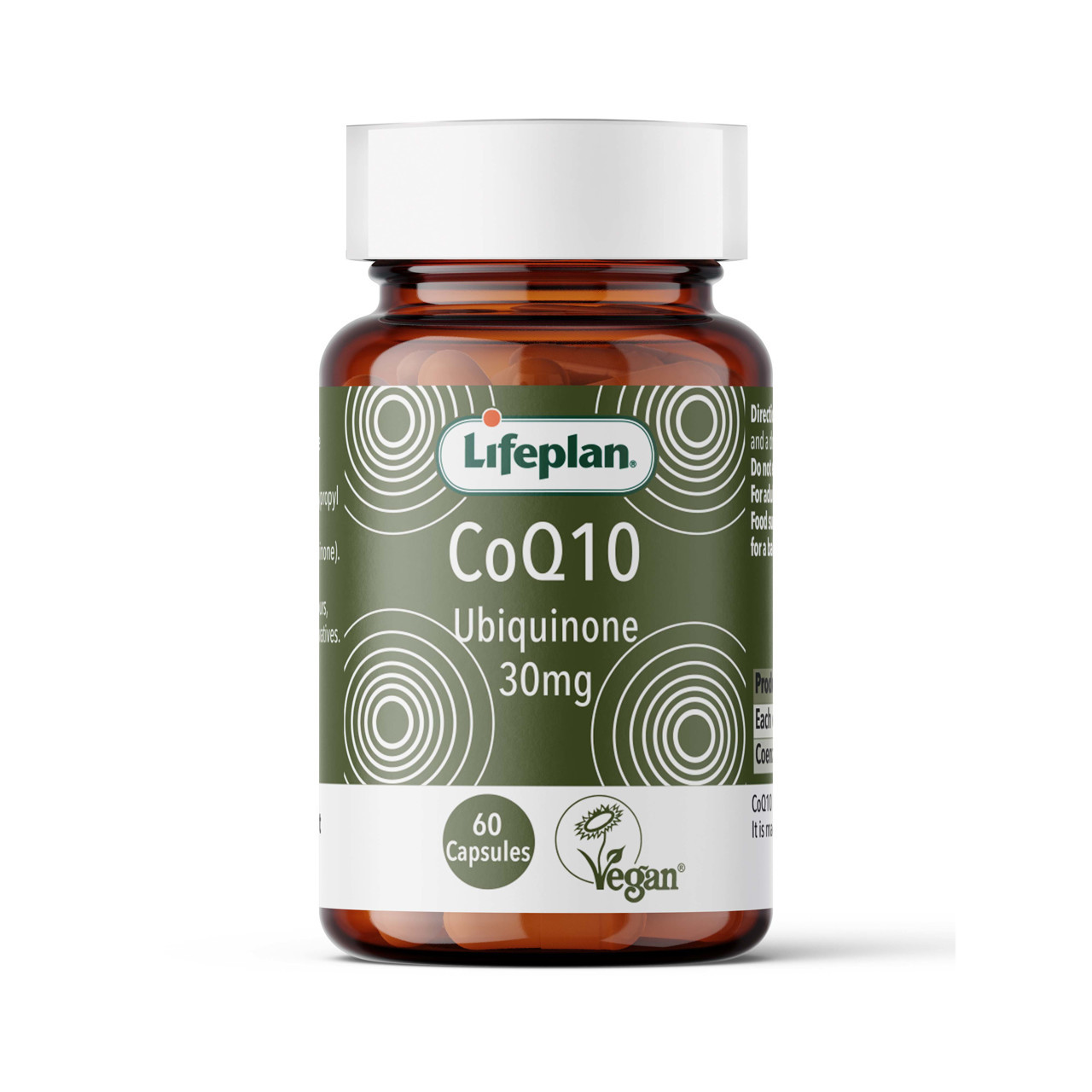 CoQ10 30 mg LIFEPLAN, kofermentas Q10 30 mg 60 kapsulių
