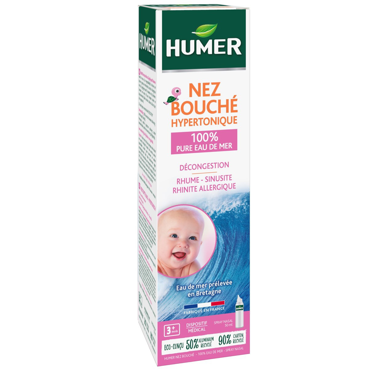 HUMER, užsikimšusiai nosiai kūdikiams ir vaikams nuo 3 mėn., 50 ml