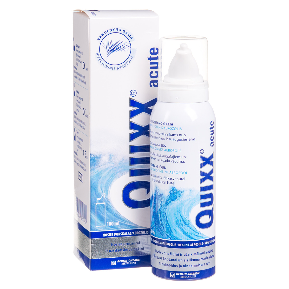 QUIXX ACUTE, nosies purškalas, 100 ml