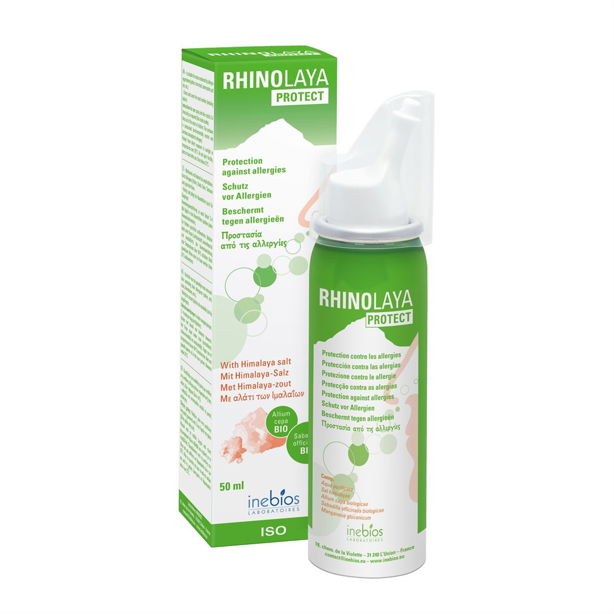 RHINOLAYA PROTECT, nosies purškalas, izotoninis, 50 ml