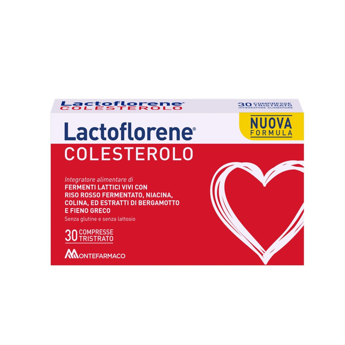 LACTOFLORENE COLESTEROLO TABS, 30 tablečių