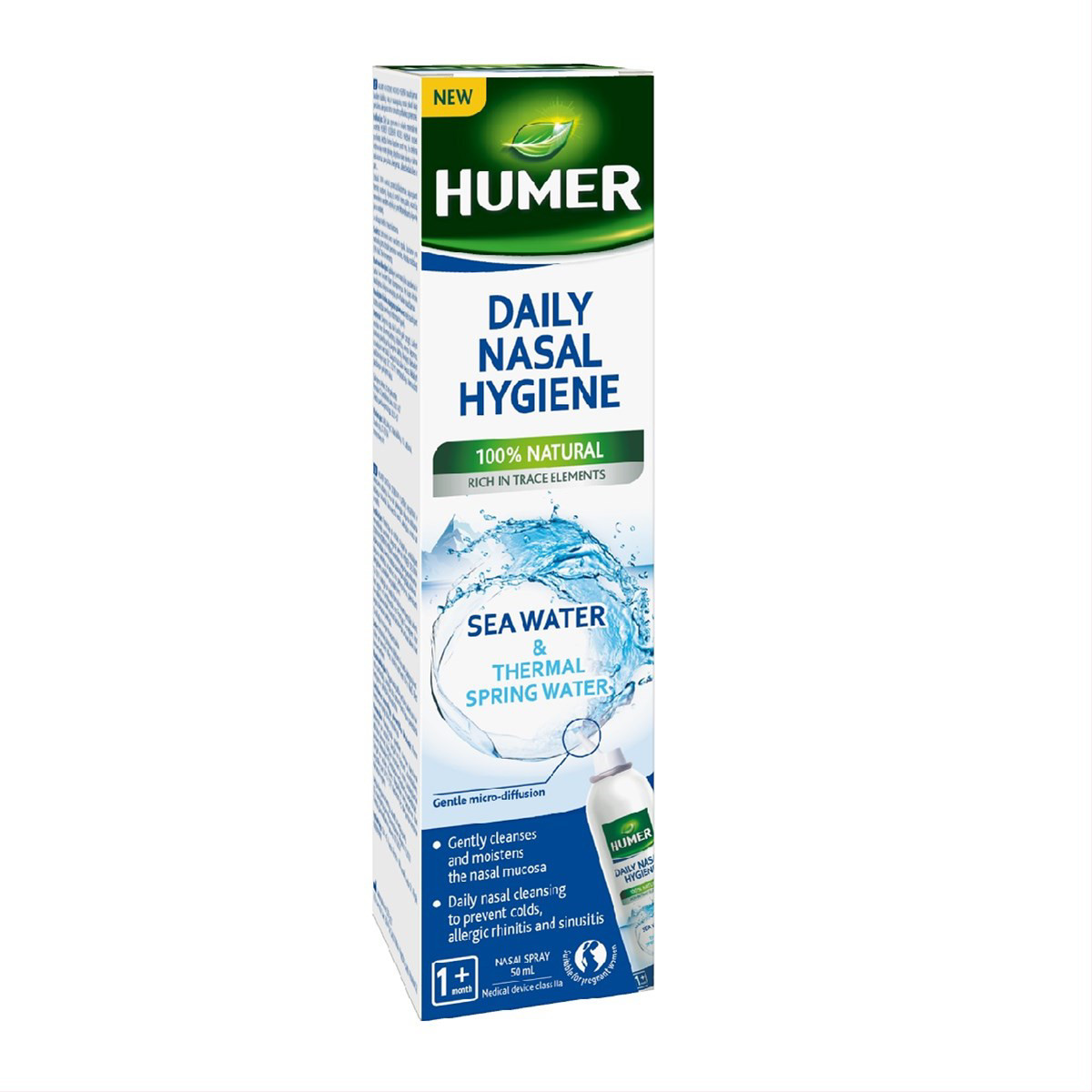 HUMER KASDIENEI NOSIES HIGIENAI, nosies purškalas, 50 ml