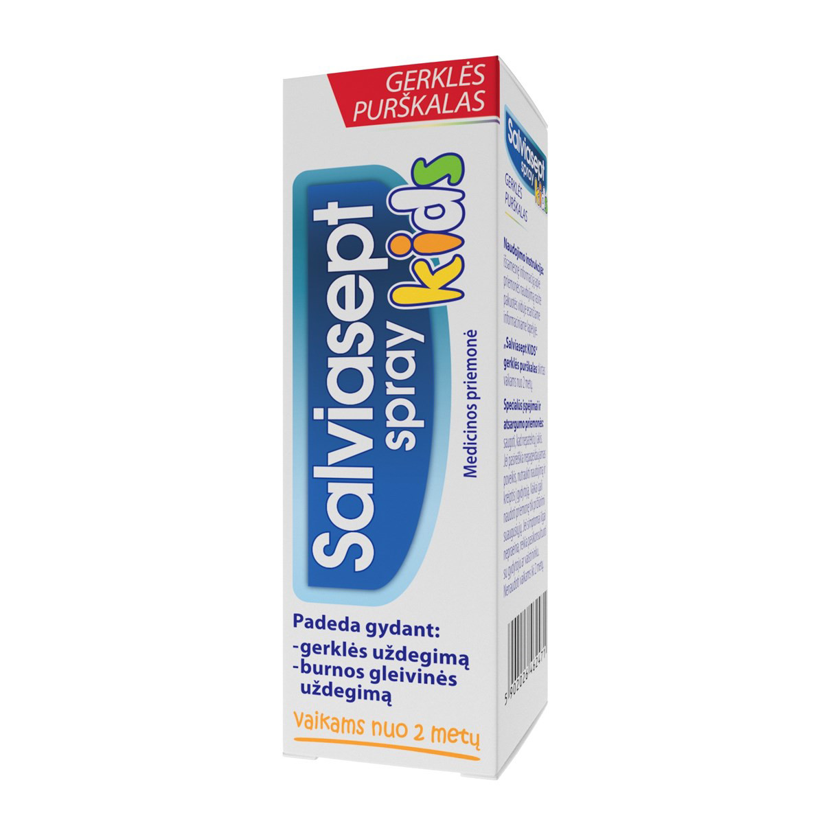 SALVIASEPT KIDS, gerklės purškalas, 20 ml