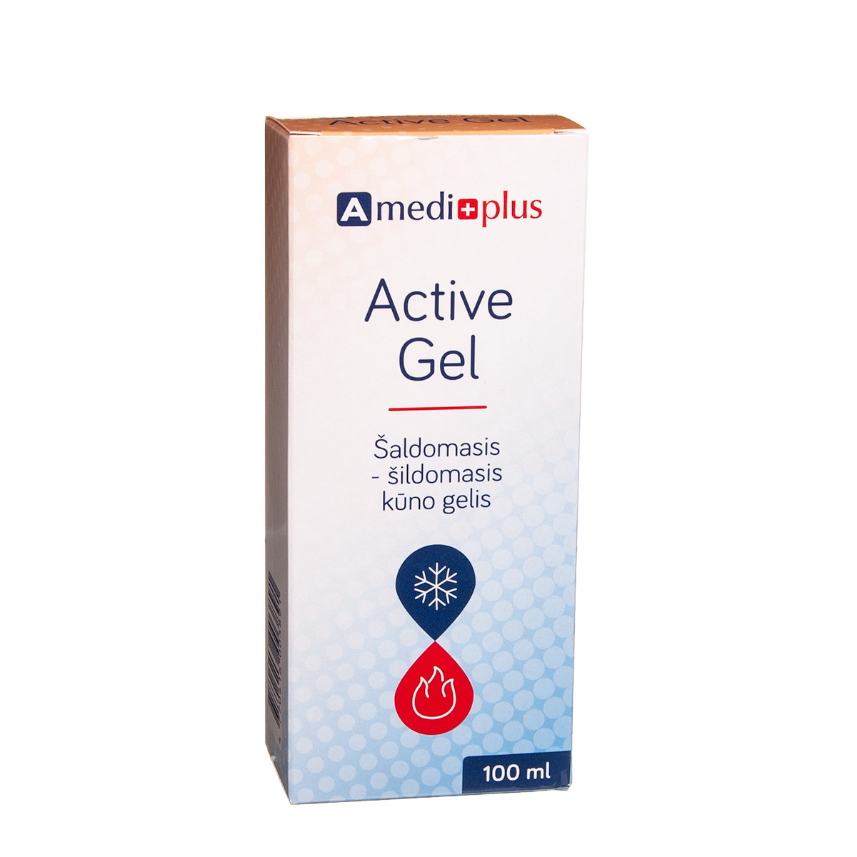 AMEDIPLUS ACTIVE GEL, šaldomas-šildomas kūno gelis, 100 ml