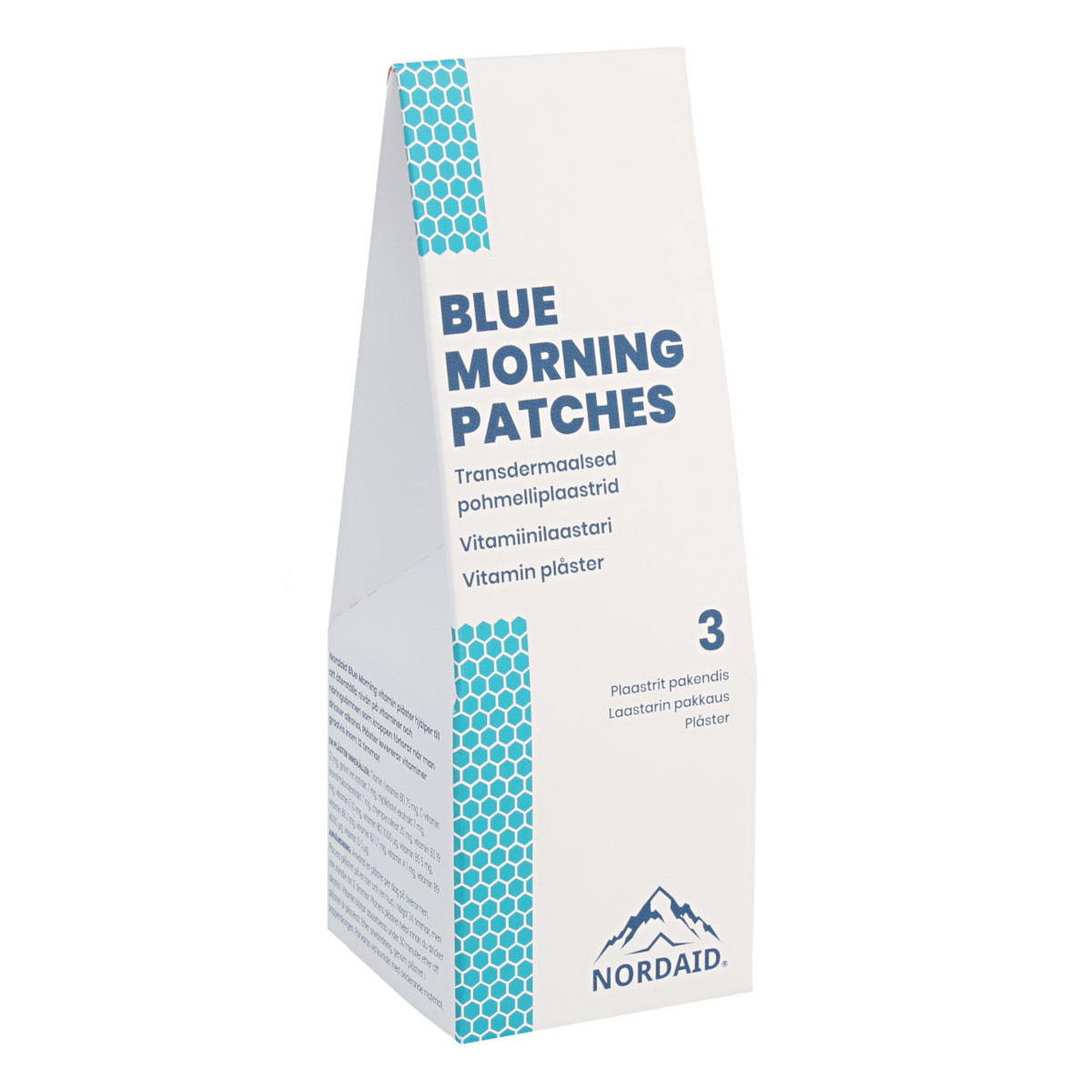 NORDAID BLUE MORNING, pleistras nuo pagirių, 3 vnt