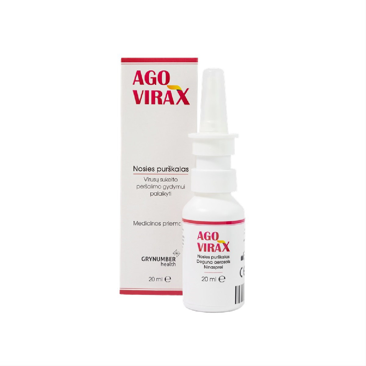 AGOVIRAX, nosies purškalas, 20 ml