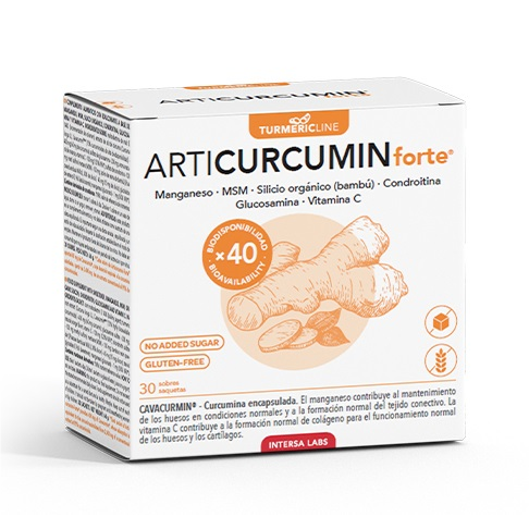 ARTICURCUMIN FORTE sąnariams, kremzlėms, raiščiams, 30 paketėlių