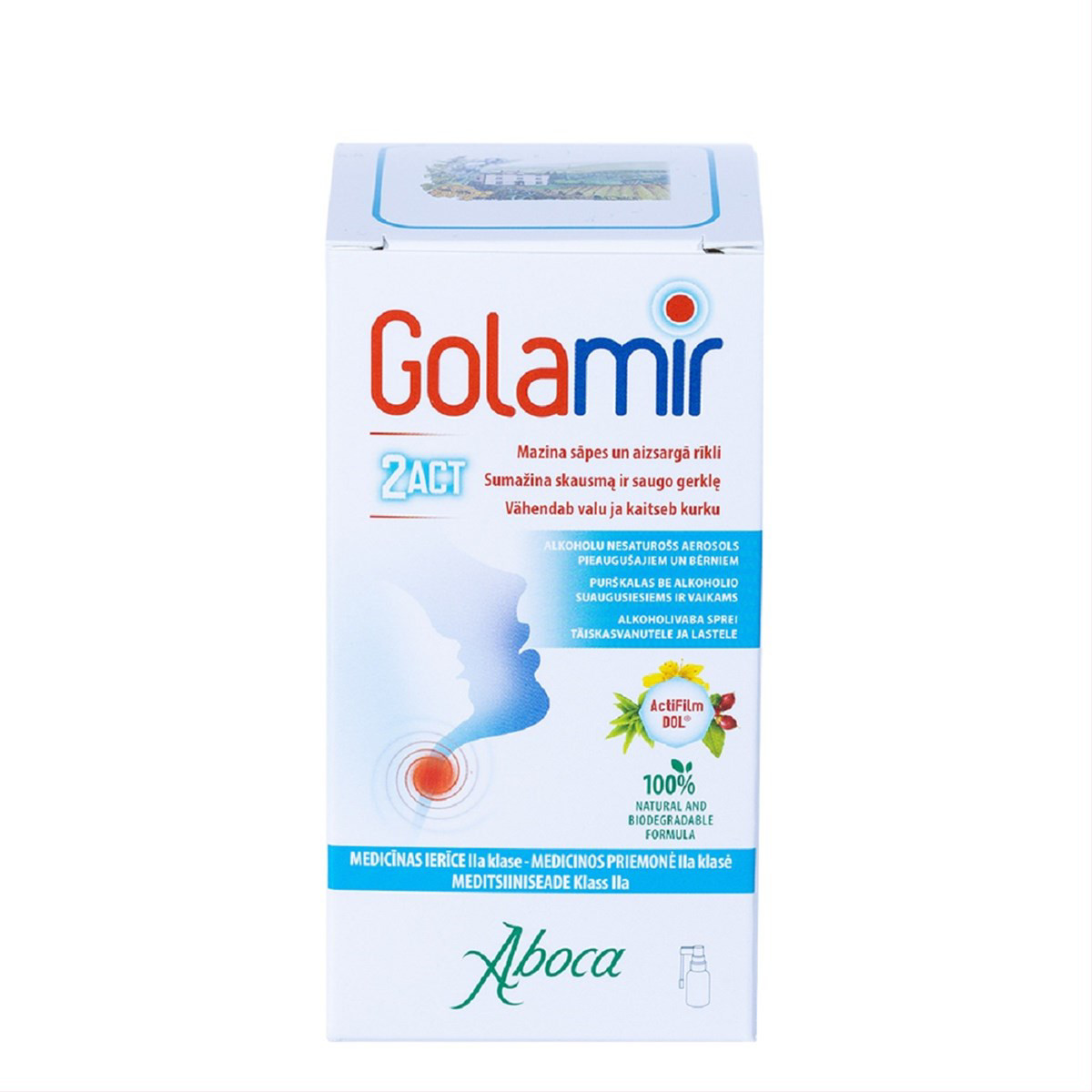 GOLAMIR 2ACT, purškalas be alkoholio, 30 ml