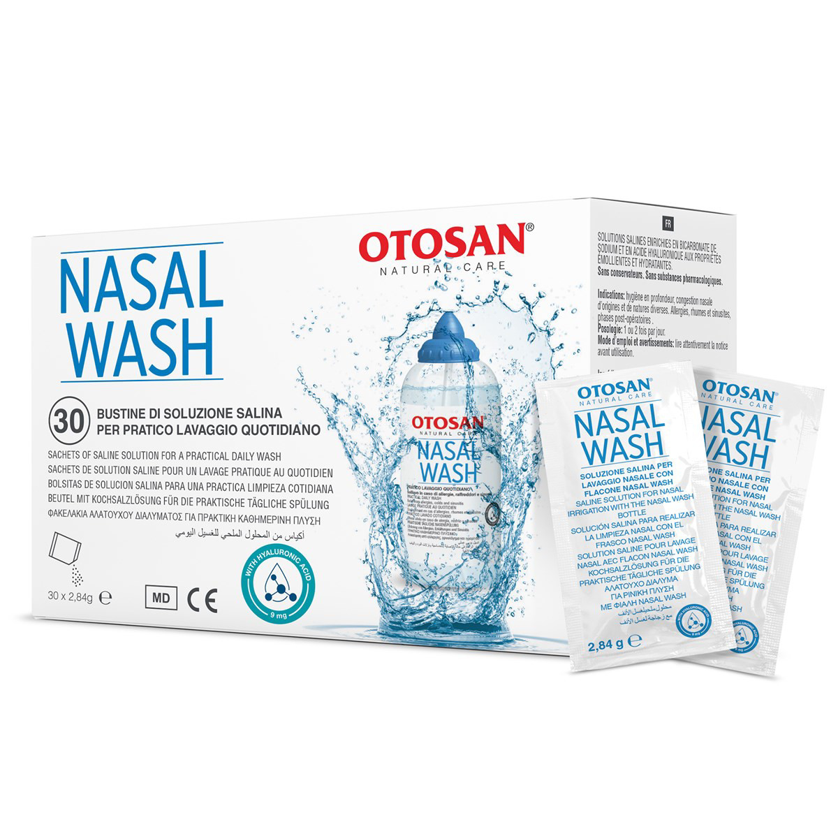 OTOSAN, milteliai nosies ploviklio gamybai (paketėliai), 30 vnt.