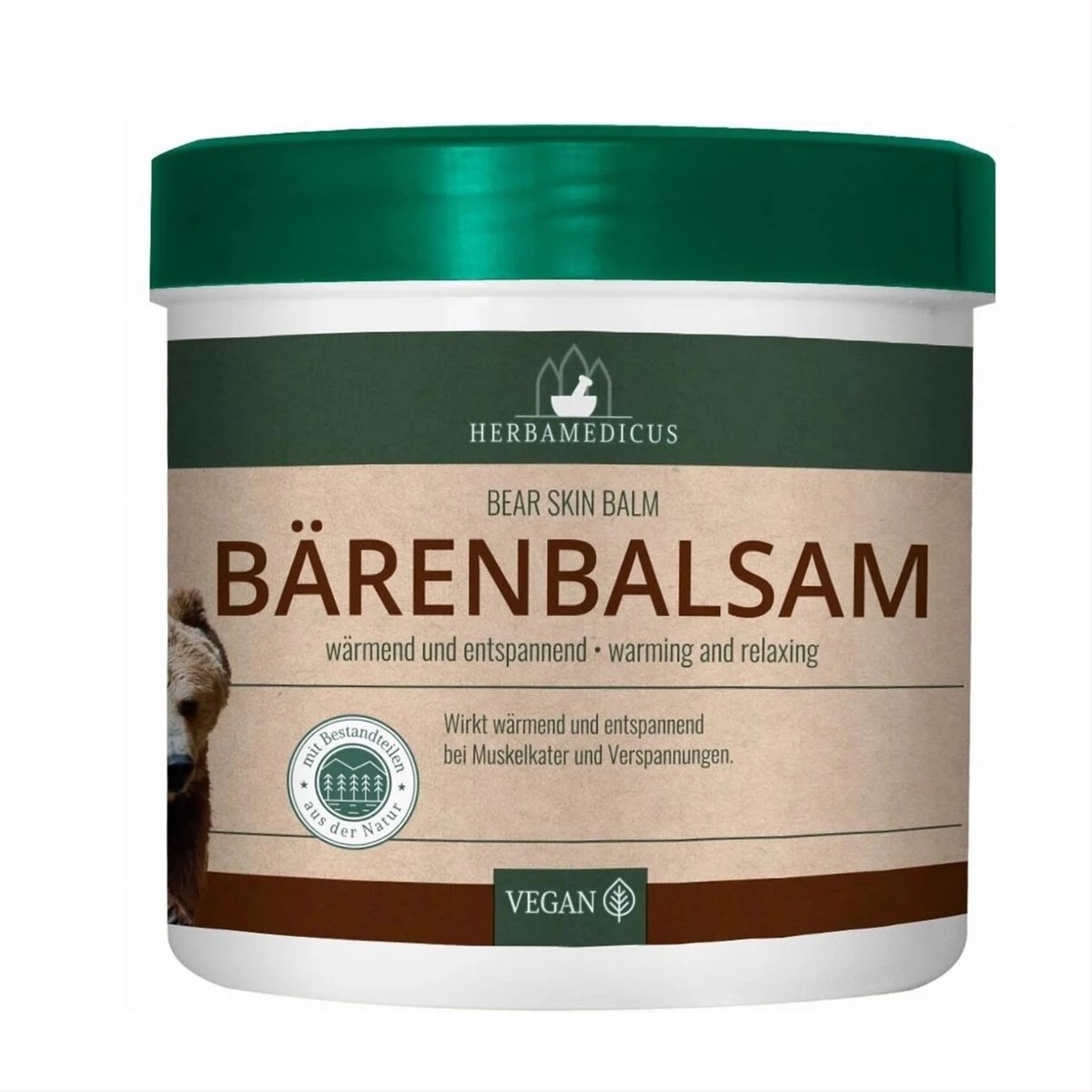 HERBAMEDICUS, Šildantis lokių balzamas, 250 ml