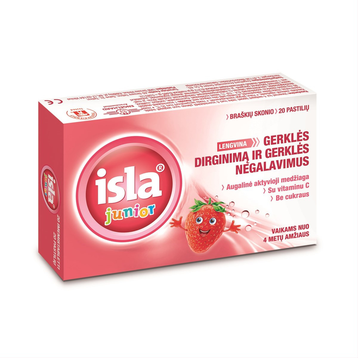 ISLA JUNIOR, 20 pastilių
