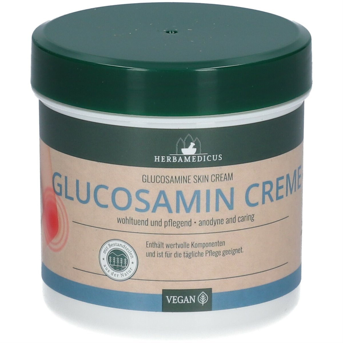 HERBAMEDICUS, Glucosamin kremas, 250 ml